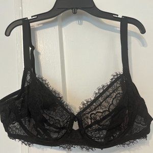 Victoria Secret Black Lace Dream Angels Bra in Size 40C